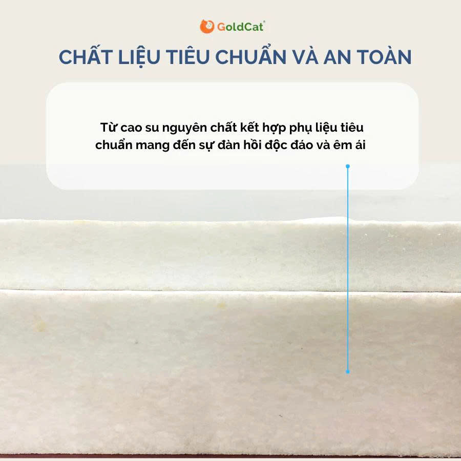 Đệm Cao Su Non Cho Giường GoldCat