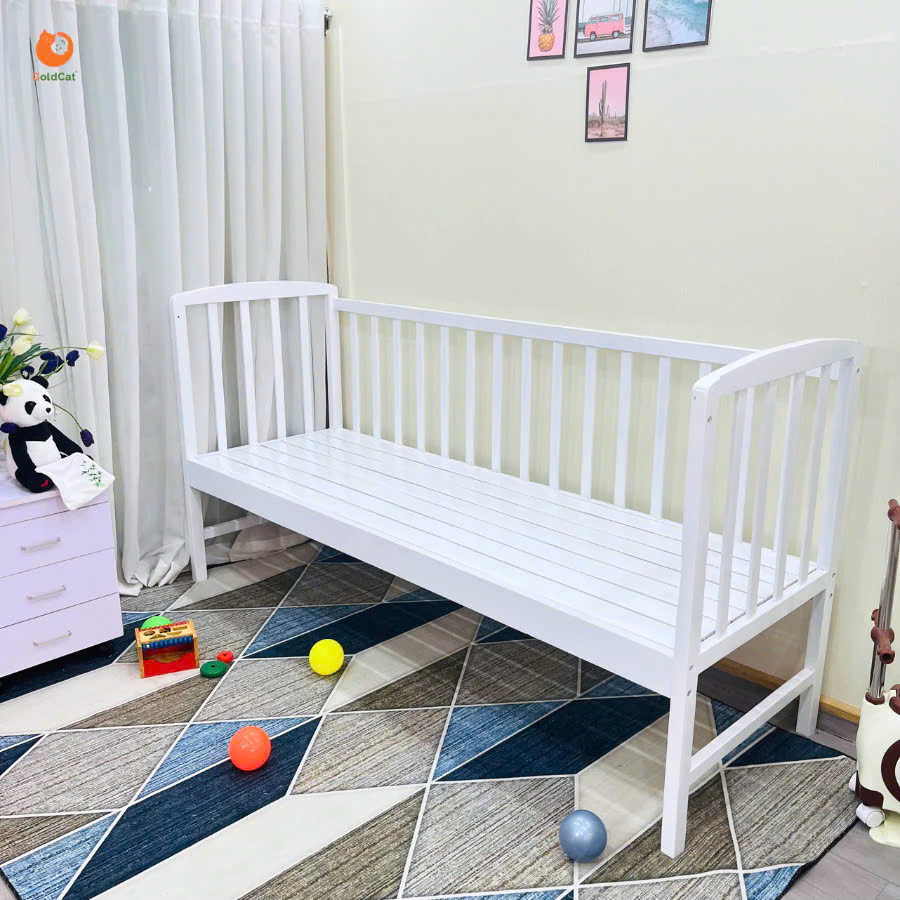 Giường Ghép Cho Bé GoldCat - Màu Trắng