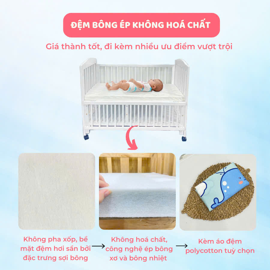 Đệm Cũi Cho Bé GoldCat