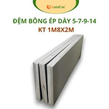 Đệm Bông Ép Gấp Gọn GoldCat Kích Thước 1M8X2M.