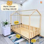 Giường Ngôi Nhà GoldCat - Màu Mộc