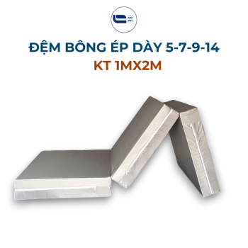 Đệm Bông Ép Gấp Gọn GoldCat Kích Thước 1MX2M.