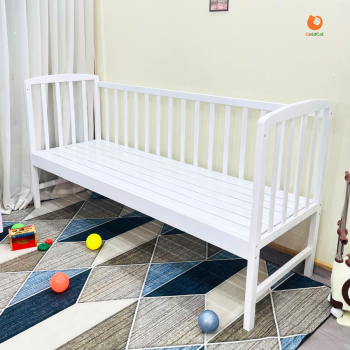 Giường Ghép Cho Bé GoldCat - Màu Trắng