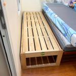 Giường Ghép Không Thành GoldCat - Giường Lọt Khe Màu Gỗ Tự Nhiên