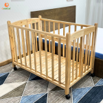 Nôi Cũi Gấp Gọn 4in1 GoldCat - Màu Mộc