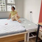 Giường Ghép Không Thành GoldCat - Giường Lọt Khe Màu Trắng
