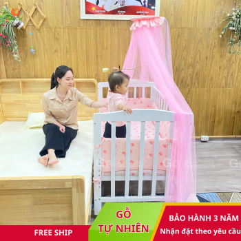 Nôi Cũi Đại GoldCat (Combo Đệm Bông Ép)