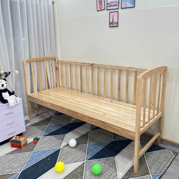 Giường Ghép Cho Bé  GoldCat - Màu Mộc