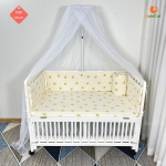 Bộ Quây Cũi Kèm Ga Vải Muslin