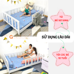 Giường Đơn Cho Bé KT 100x180cm GoldCat- Màu Trắng