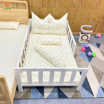 Giường Cho Bé GoldKids Kích Thước 100x170cm, Gỗ Quế Tư Nhiên - An toàn