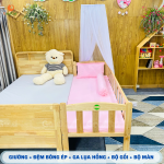 Giường Ghép Trẻ Em GoldCat Màu Mộc (MSP: GC36M)