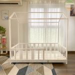 Giường Ngôi Nhà GoldCat - Màu Trắng