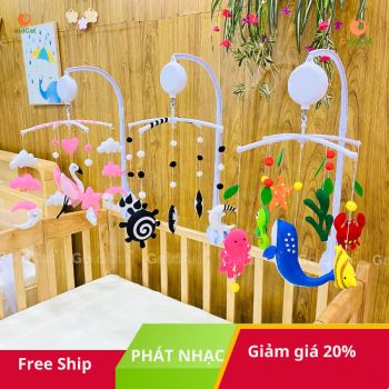 Treo Nôi Phát Nhạc Trẻ Em GoldCat