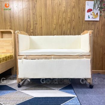 Bộ Quây Cũi Kèm Ga Vải Muslin