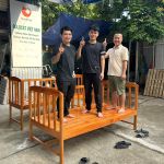 Giường Ghép Cho Bé  GoldCat - Màu Mộc