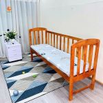 Giường Ghép Cho Bé  GoldCat - Màu Mộc