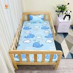 Giường Đơn Cho Bé KT 100x180cm GoldCat- Màu Mộc