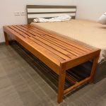 Giường Ghép Không Thành GoldCat - Giường Lọt Khe Màu Mộc