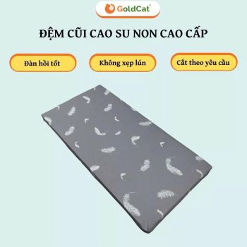 Đệm Cũi Cao Su Non Cho Bé Sơ Sinh GoldCat