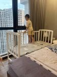 Giường Ghép Cho Bé GoldCat - Màu Trắng