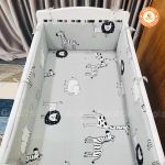 Bộ Quây Cũi Kèm Ga Vải Bọc Đệm