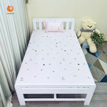 Giường Đa Năng Goldcat 2in1 Kích Thước 1m2x2m- Màu Mộc
